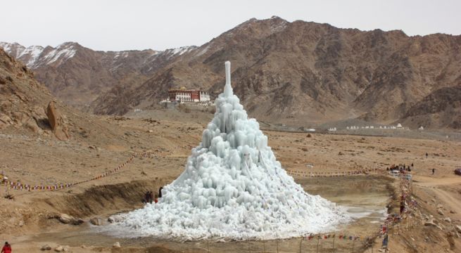 SPRING ARRIVES AND ICE STUPA TEAM ENDS ITS RESIDENCY IN PHYANG…